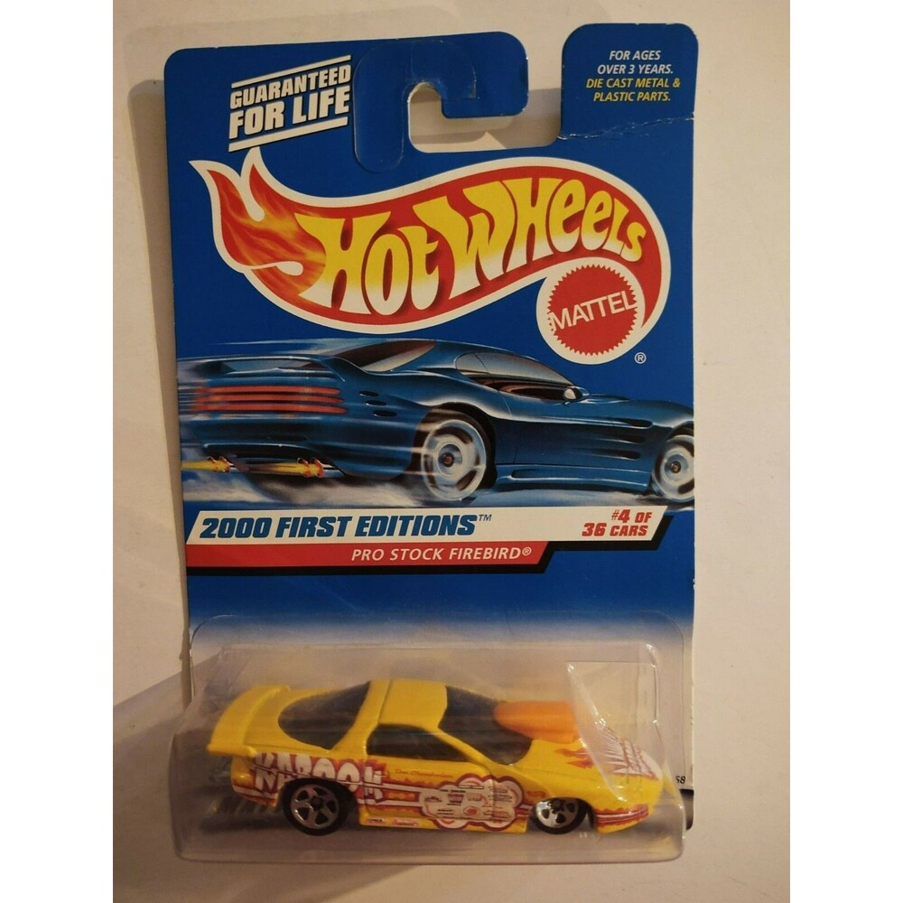 Hot Wheels 2000 First Editions Pro Stock Firebird 4 of 36 Collector #64